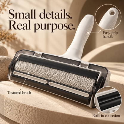 Close-up of the cleaning surface of the KOBAI reusable pet hair remover
